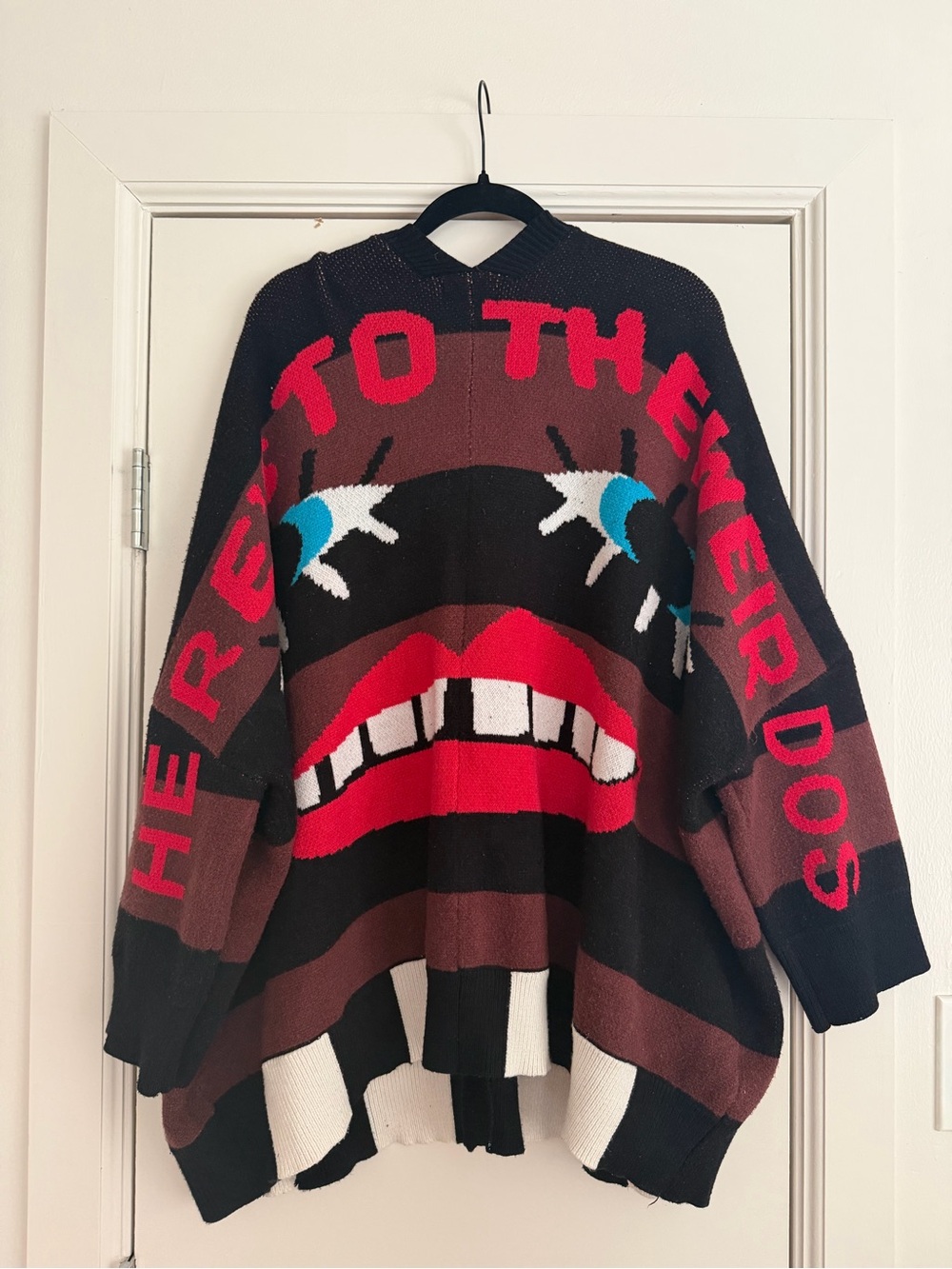 Dressed in LALA- Here’s To The Weirdos Oversized Cardigan - Picture 3 of 4